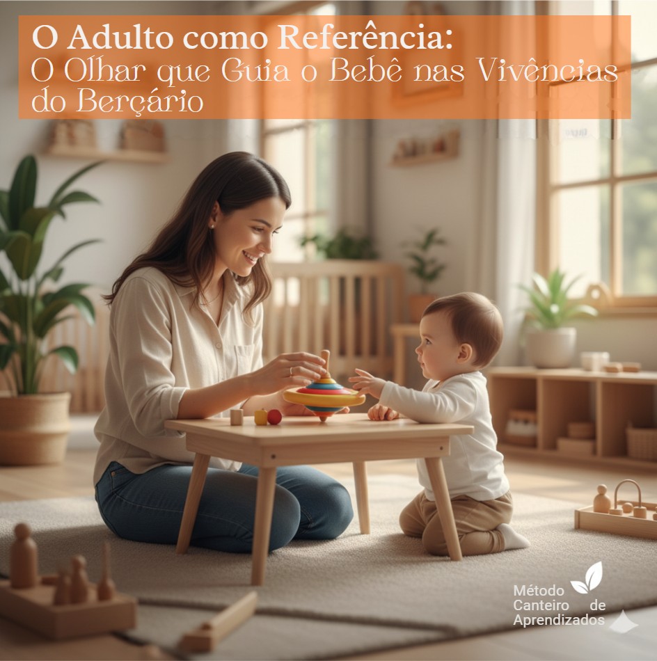 O adulto como referência: o olhar que guia o bebê nas vivências do berçário